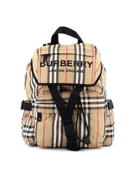 nylon backpack burberry|Burberry print nylon backpacks.